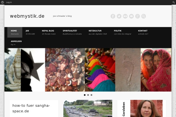 Site using Folder Gallery plugin