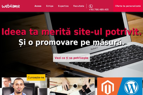 webname.ro site used Datacore