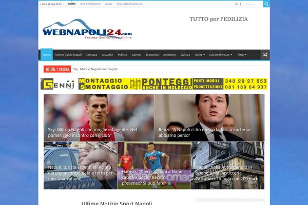 Sahifa theme site design template sample