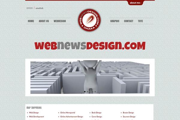 Portfolio theme site design template sample