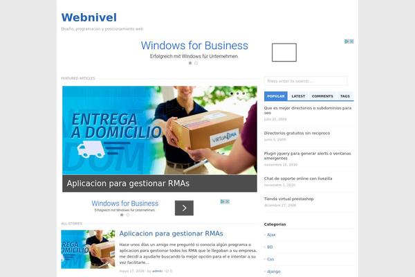 Point theme site design template sample
