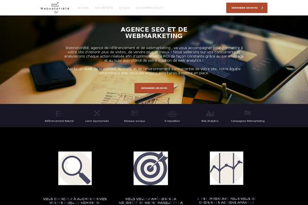 webnotoriete.com site used Webnotoriete