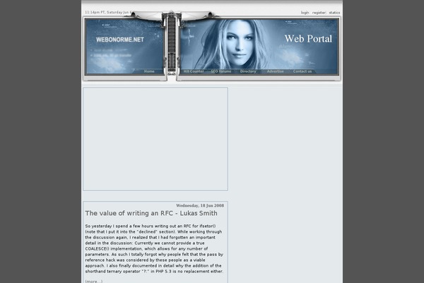 webonorme.net site used Soft