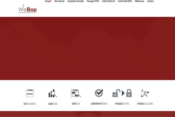 webop.fr site used Wpserveur