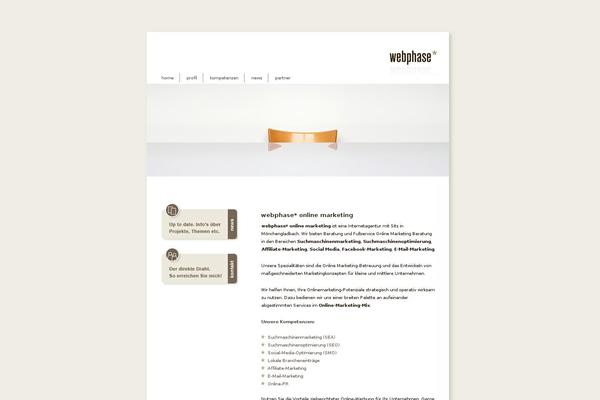 webphase.de site used Webphase
