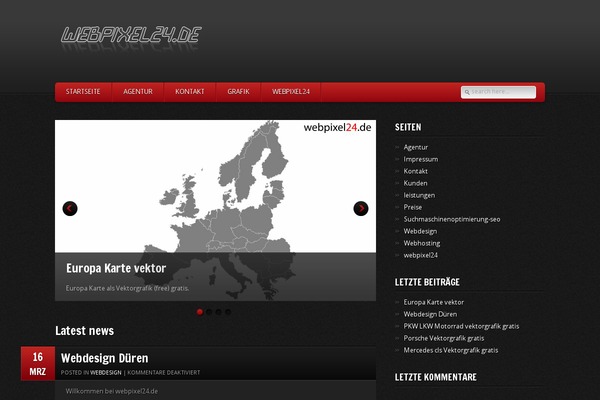 GamePress theme site design template sample