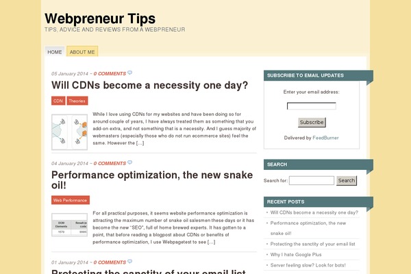 Mainstream theme site design template sample