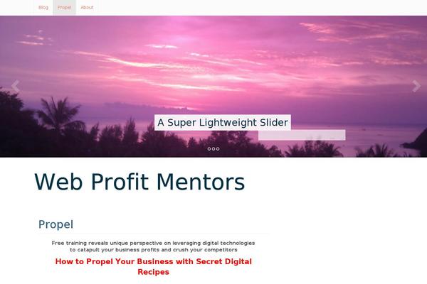 Custom Community theme site design template sample