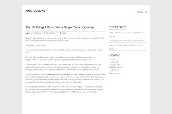 Esteem theme site design template sample