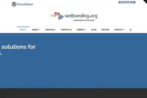 Clarity theme site design template sample