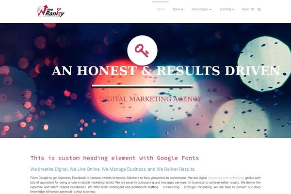 Site using wordpress responsive thumbnail slider plugin