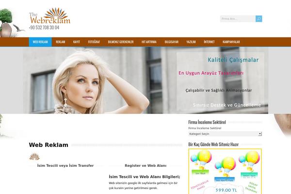 HappenStance theme site design template sample