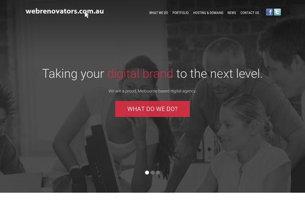 Leverage theme site design template sample