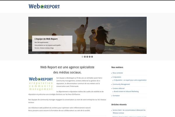 webreport.fr site used Performs