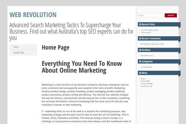 SmartAdapt theme site design template sample