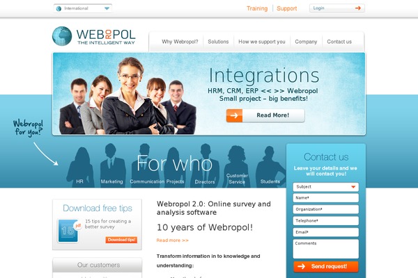 Site using Meomblocks plugin