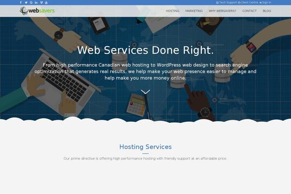 Site using Bbpowerpack plugin