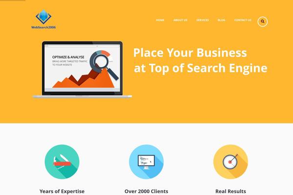 Seo theme site design template sample