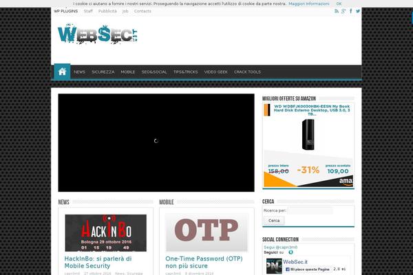 Flex Mag theme site design template sample