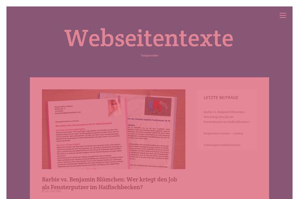 Aries theme site design template sample