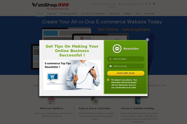 Pindol theme site design template sample