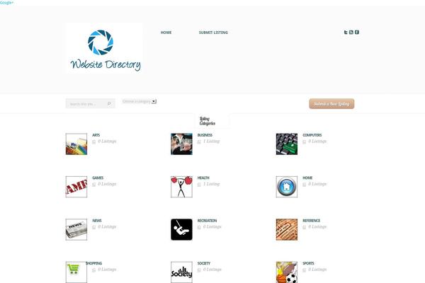 website-directory.net site used eList