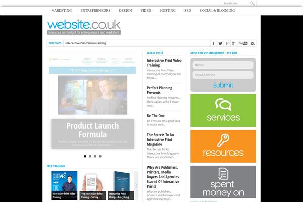 Max Mag theme site design template sample