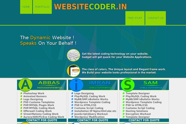 Forester theme site design template sample
