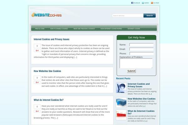 websitecookies.com site used Bluedream
