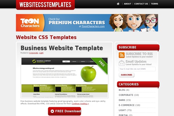 Psd Files theme site design template sample