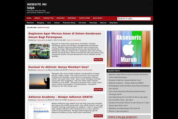 BroadNews theme site design template sample