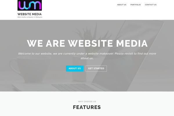 Impreza theme site design template sample