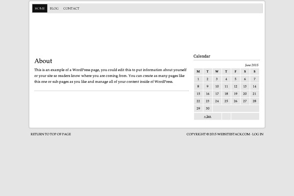 Prose theme site design template sample