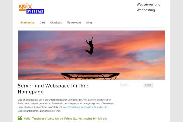 Tiny Framework theme site design template sample