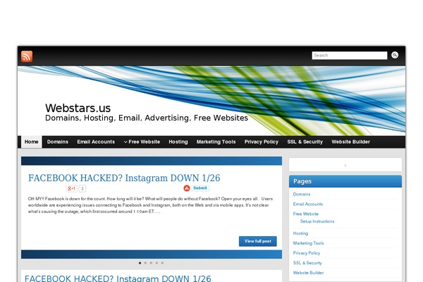 Graphene theme site design template sample