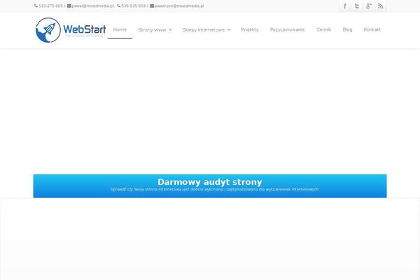Envision theme site design template sample