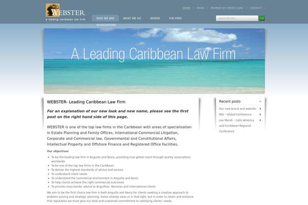 Horizons theme site design template sample