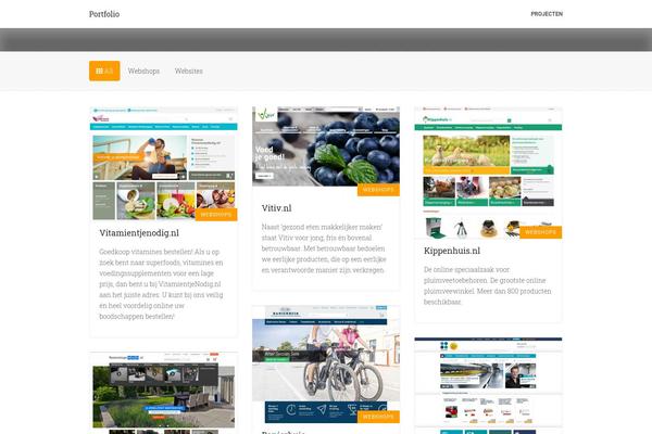Gaea theme site design template sample