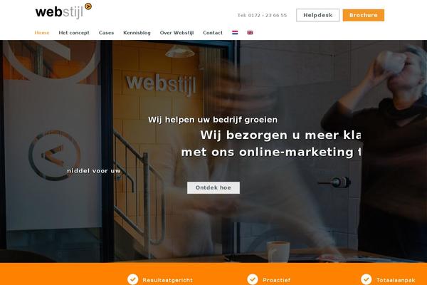 Site using Webstijl-plugin plugin