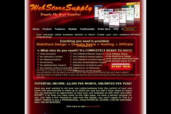 Mandigo theme site design template sample