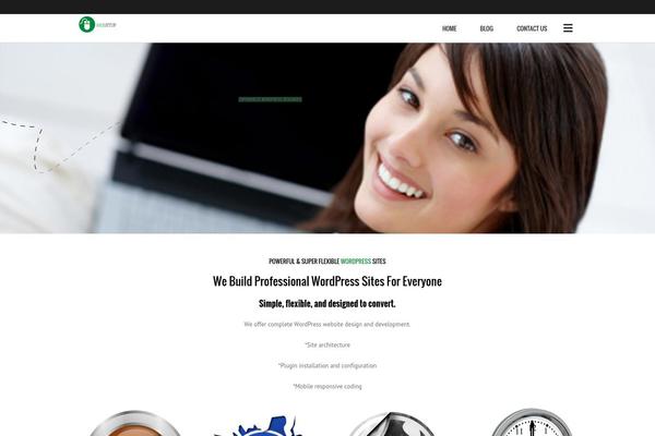 Subway theme site design template sample