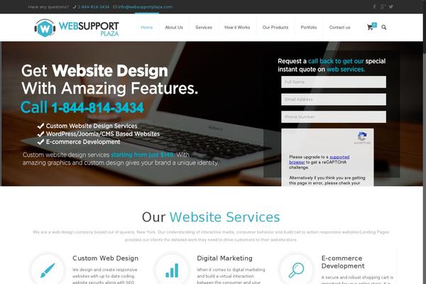 Site using Responsive Pricing Table plugin