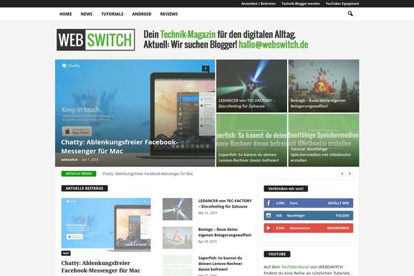 NewsMag theme site design template sample