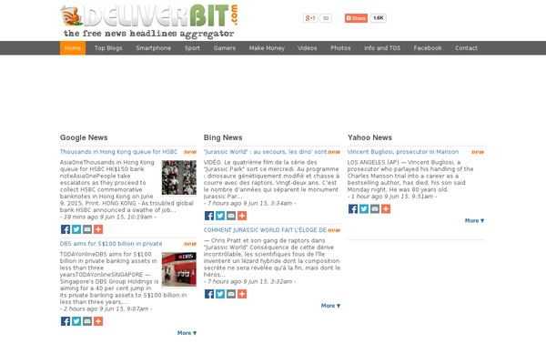 Onenews Premium theme site design template sample
