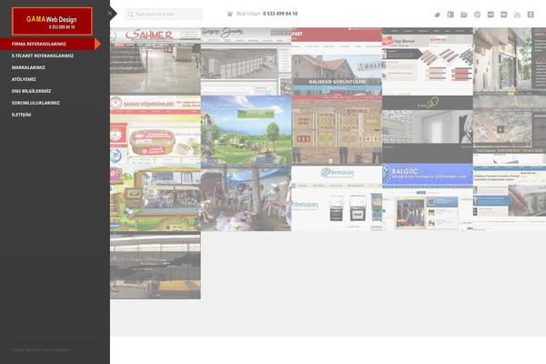 webtasarimciligi.com site used Gama