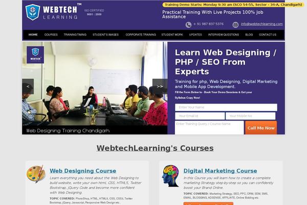 Twenty Twelve theme site design template sample