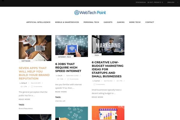 Journo theme site design template sample