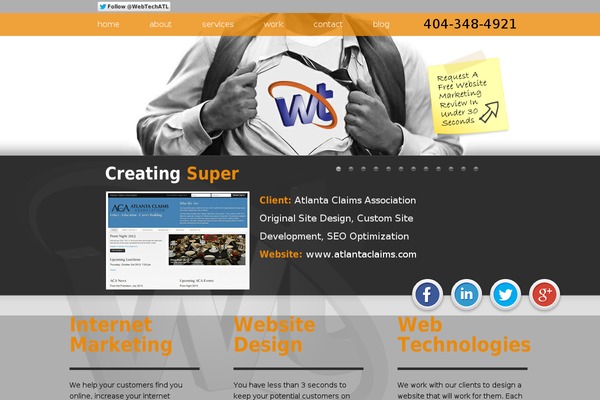 Site using Social-warfare plugin