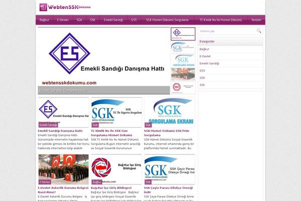 Yaren V2 theme site design template sample