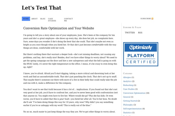 webtigerseo.com site used Thesis 1.6